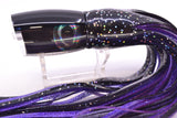 Moyes Lures Black Pearl Black Back Small Boogeyman 9" 3.5oz Skirted Black/Purple
