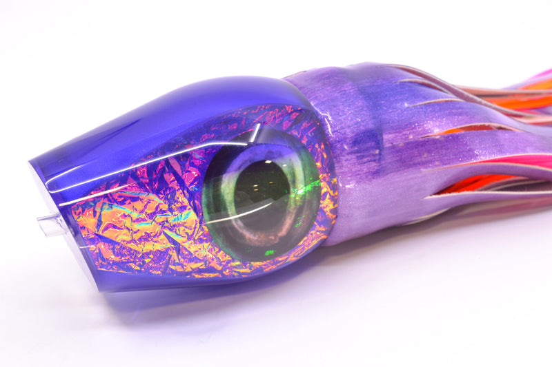 Moyes Lures Pink-Purple Dichro Purple Back XL Sumo 16" 16.4oz FT Vinyl Purple Eclipse