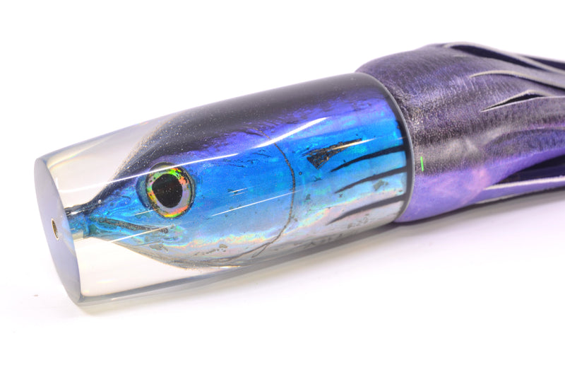 Ali'i Kai Lures Skipjack/Aku Medium Hard Head 12" 7oz ALV Vinyl Purple Skipjack