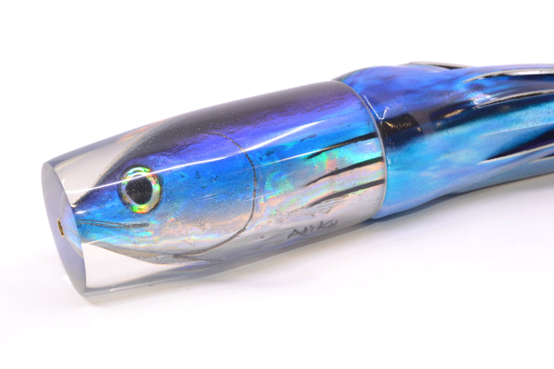 Ali'i Kai Lures Skipjack/Aku Medium Hard Head 12" 7oz Fire Tailz Vinyl Skipjack