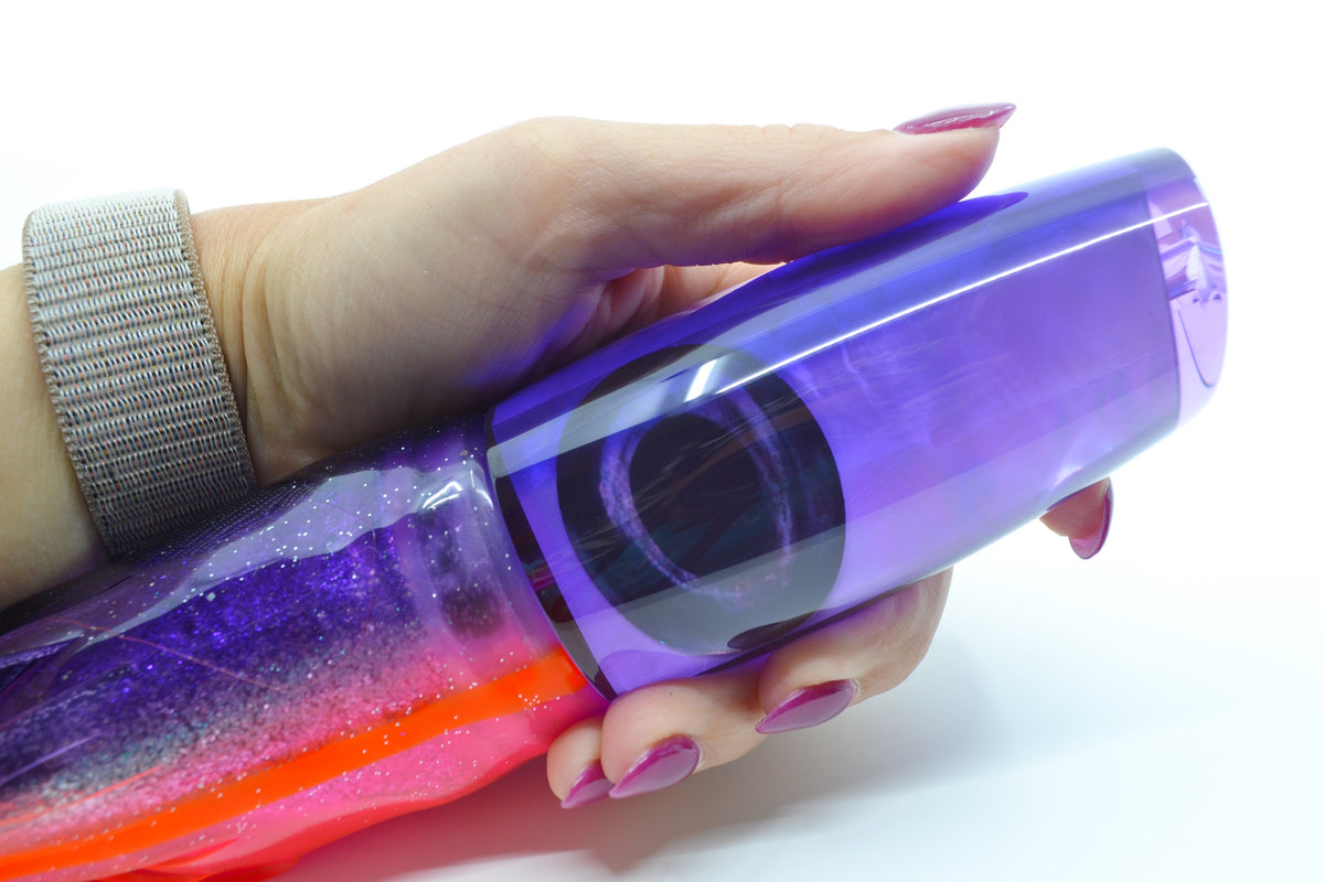 Moyes Lures Light Purple MOP Purple Back Large Plunger 14" 14oz Skirted (view 6 of 7)