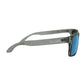 INSALT EXGB-TR-BL Angler Pro Excalibur Transparent Grey Polarized Recycled Sunglasses - Blue