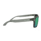 INSALT EXGB-TR-GR Angler Pro Excalibur Transparent Grey Polarized Recycled Sunglasses - Green