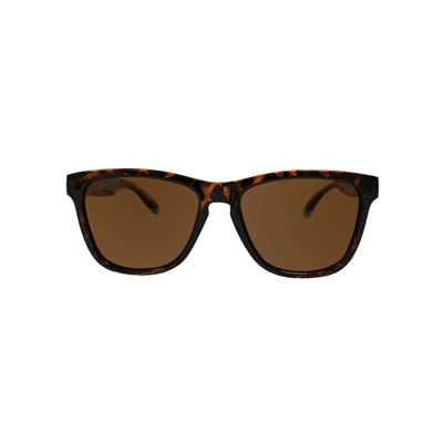 INSALT FSGL-BR Angler Pro Finesse Sleek Leopard Polarized Recycled Sunglasses - Brown