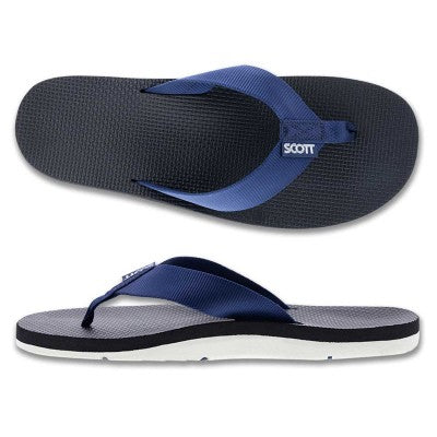 BobMarlinGear Scott Hawaii Sandals - Hokulea (Navy Blue) - Slipper - US: 7  | UE: 40