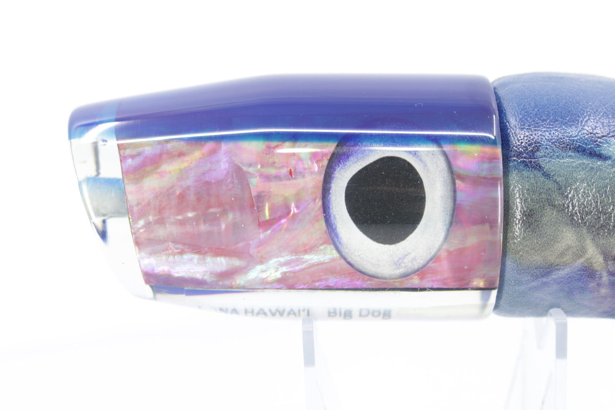 Marlin Magic Pink Awabi Blue Back Taxi Eyes Big Dog 14" 10oz ALV Vinyl Blue Skipjack - Trolling Lures (view 4 of 7)