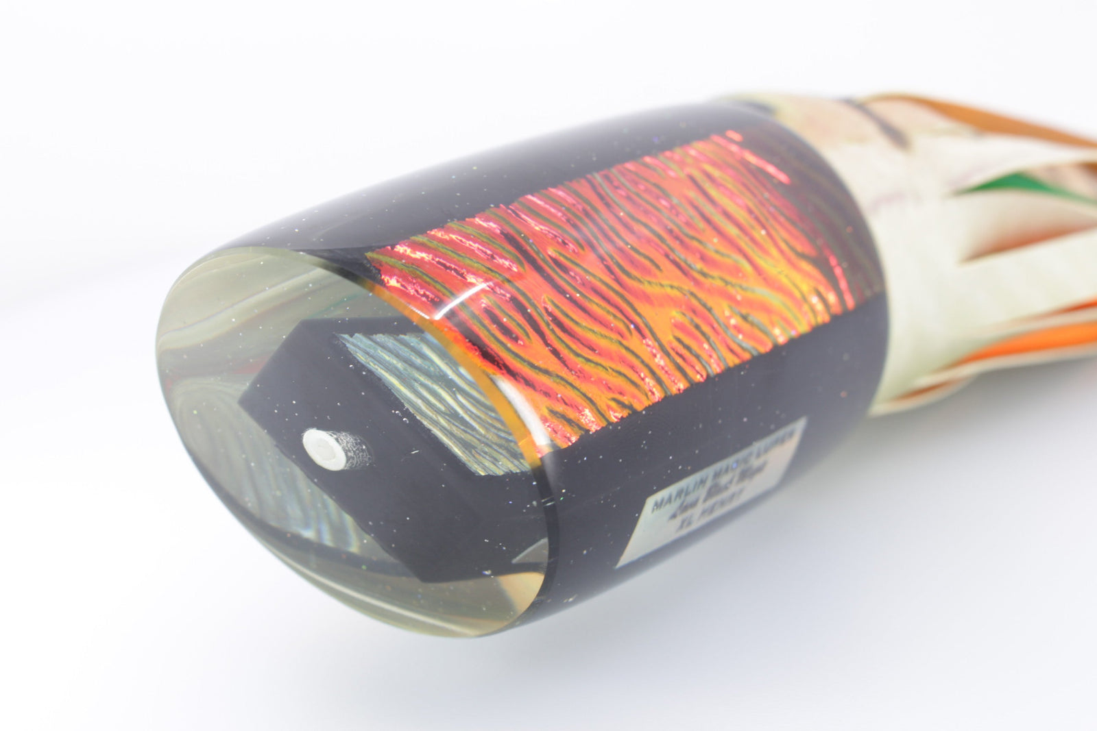 Marlin Magic Lures Red-Orange Lava Black Magic XL Henry 16" 15oz ALV Fire Mackerel (view 2 of 7)