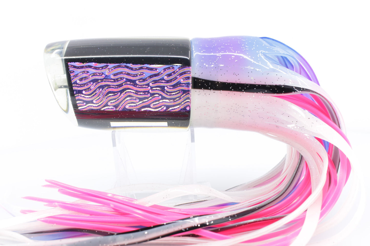 Marlin Magic Lures Purple-Pink Lava Black Magic XL Henry 16" 16oz Skirted Gay Bob