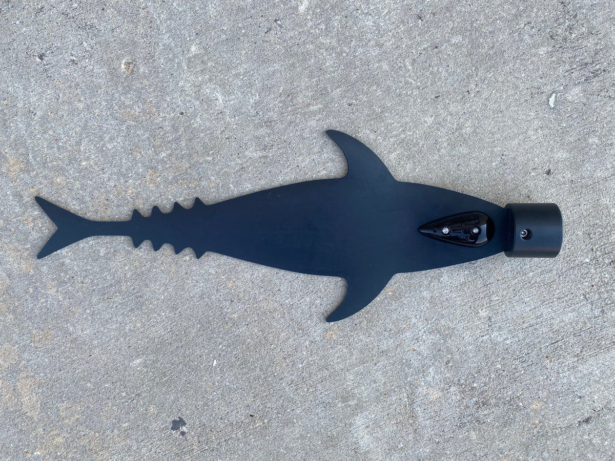 Grander Marlin Tackle Medium Blunt Cut D-Flap Teaser - Teasers - Clear