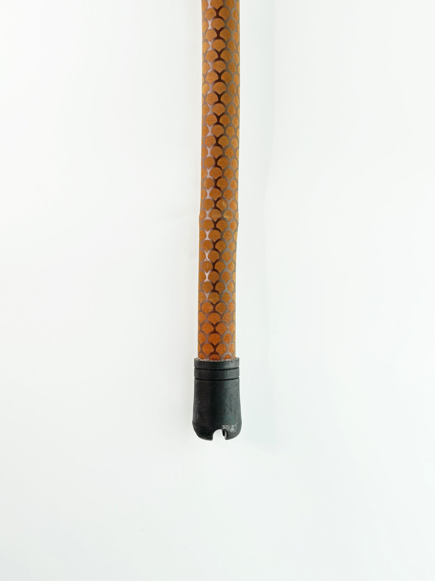 Dahunter Brown Bamboo Gaff With Black And Gold Warped