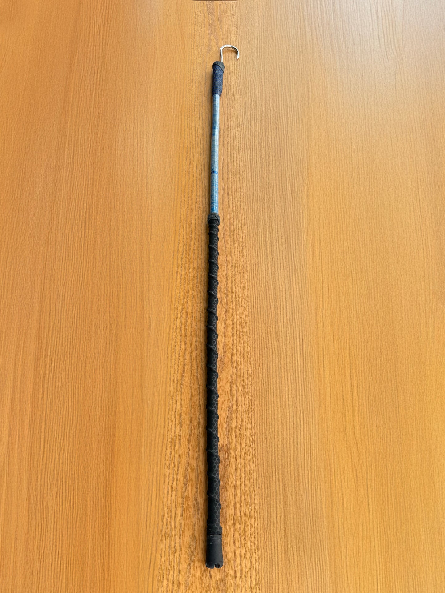Dahunter Blue Bamboo Gaff, 2 Inch Stainless Hook With Black & Navy Wrap