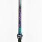 Dahunter Carbon Fiber Gaff with Black and Purple Grip, Holographic Shaft, and 2.5-Inch Tiller Hook, 6Ft Length