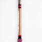 Dahunter Floral Carbon Fiber Gaff with Pink and Black Cord Wrap, 6Ft Shaft and 2-Inch Tiller Hook