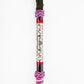Dahunter Floral Carbon Fiber Gaff with Pink and Black Cord Wrap, 6Ft Shaft and 2-Inch Tiller Hook