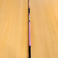 Dahunter Floral Carbon Fiber Gaff with Pink and Black Cord Wrap, 6Ft Shaft and 2-Inch Tiller Hook