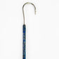 Dahunter Carbon Fiber Gaff with Blue and Silver Textured Grip, 6Ft Shaft and 2-Inch Tiller Hook