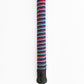 Dahunter Carbon Fiber Gaff with Blue-Red-Turquoise Cord Wrap, 4Ft Shaft and 2-Inch Tiller Hook