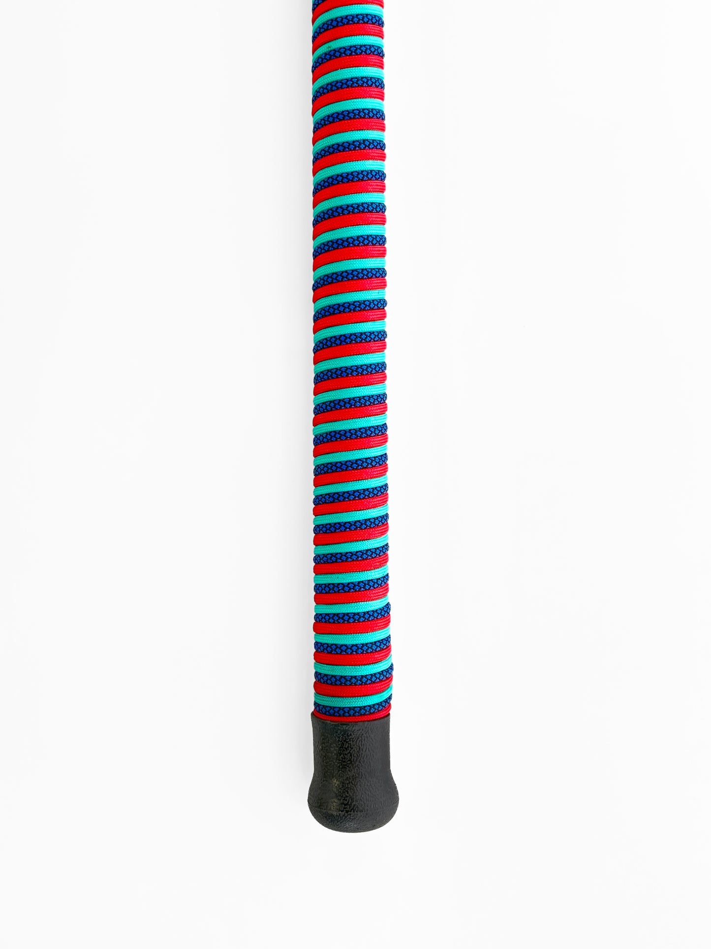 Dahunter Carbon Fiber Gaff with Blue-Red-Turquoise Cord Wrap, 4Ft Shaft and 2-Inch Tiller Hook