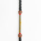 Dahunter Carbon Fiber Gaff with Spiral Black Grip and Red Bindings, 4Ft Shaft and 2-Inch Tiller Hook