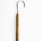 Dahunter Carbon Fiber Gaff with Blue and Yellow Cord Wrap, 4Ft Shaft and 2-Inch Tiller Hook