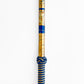 Dahunter Carbon Fiber Gaff with Blue and Yellow Cord Wrap, 4Ft Shaft and 2-Inch Tiller Hook