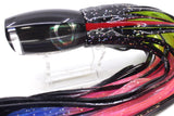 Moyes Lures Black Pearl Black Back Medium Argus 12" 6.5oz Skirted Black/Rrainbow