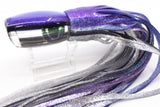 Moyes Lures Mirrored Blue-Black Back Medium Argus 12" 6.5oz Skirted Purple-Silver