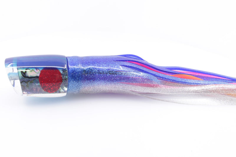 Marlin Magic Blue-Purple Abalone Blue Back Ruckus 12" 11oz Skirted Blue-Silver/Pink-Yellow - Trolling Lures (view 1 of 7)
