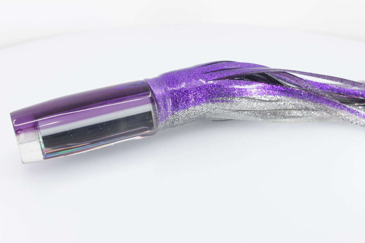 Marlin Magic Mirrored-Rainbow Purple Back Medium Hard Head 9" 5oz Skirted - Trolling Lures (view 7 of 9)