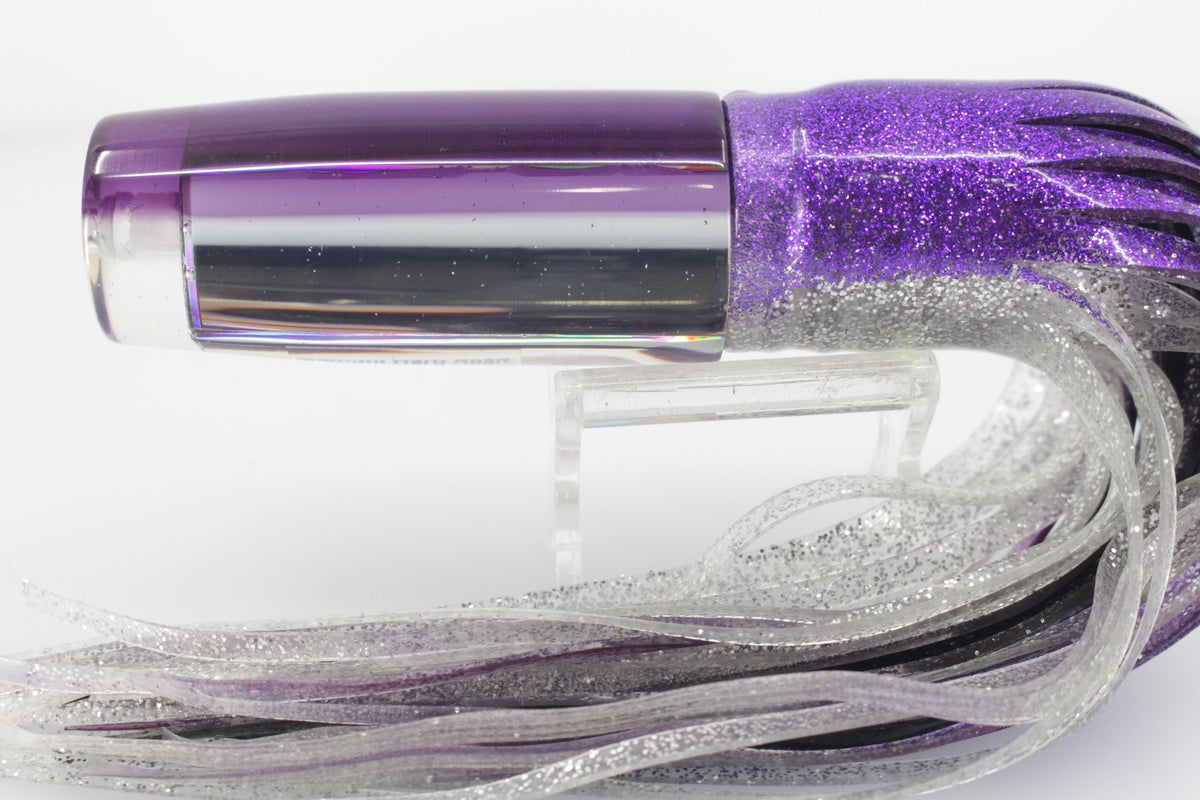Marlin Magic Mirrored-Rainbow Purple Back Medium Hard Head 9" 5oz Skirted - Trolling Lures (view 6 of 9)