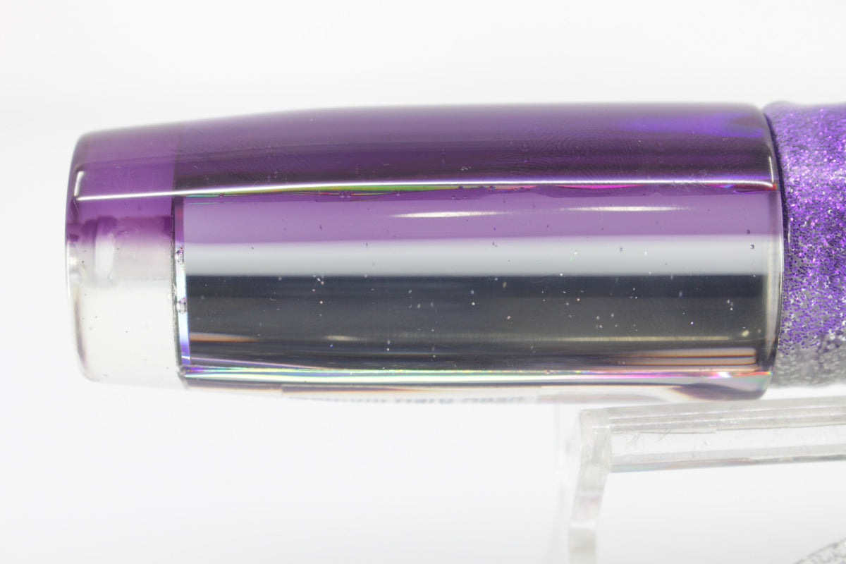 Marlin Magic Mirrored-Rainbow Purple Back Medium Hard Head 9" 5oz Skirted - Trolling Lures (view 2 of 9)