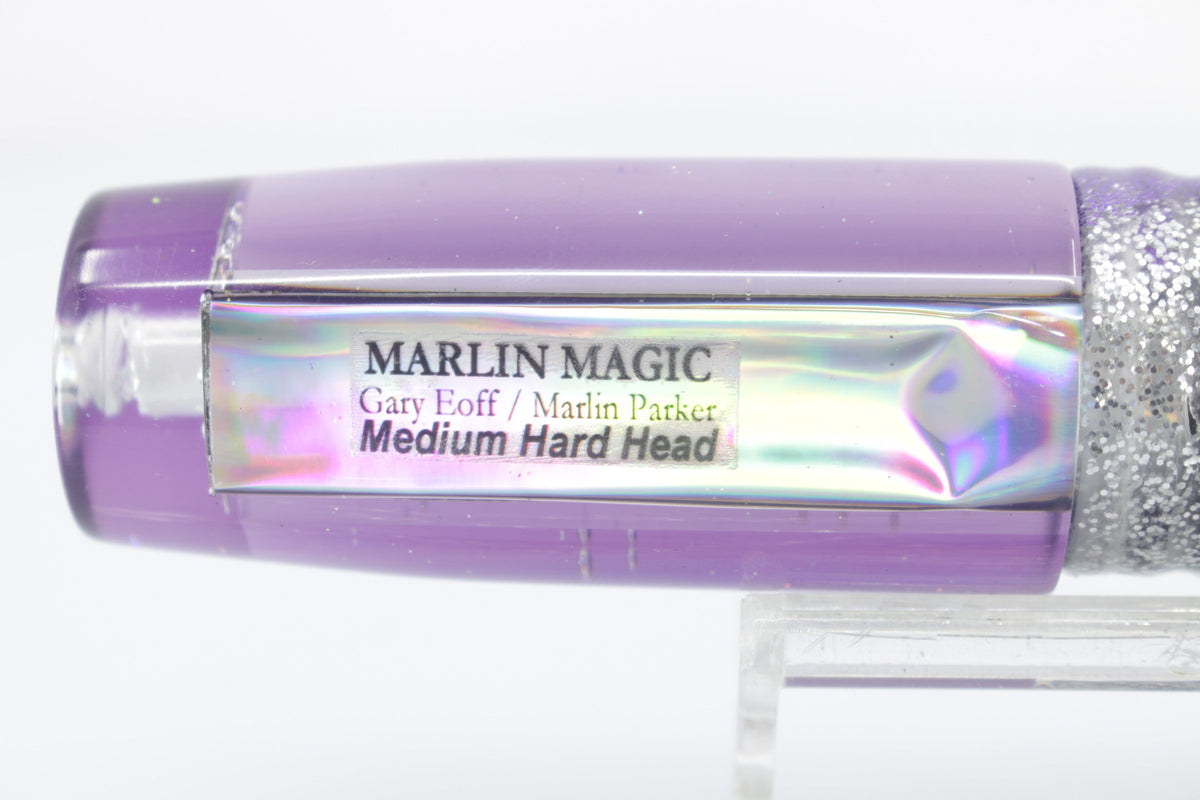 Marlin Magic Mirrored-Rainbow Purple Back Medium Hard Head 9" 5oz Skirted - Trolling Lures (view 4 of 9)