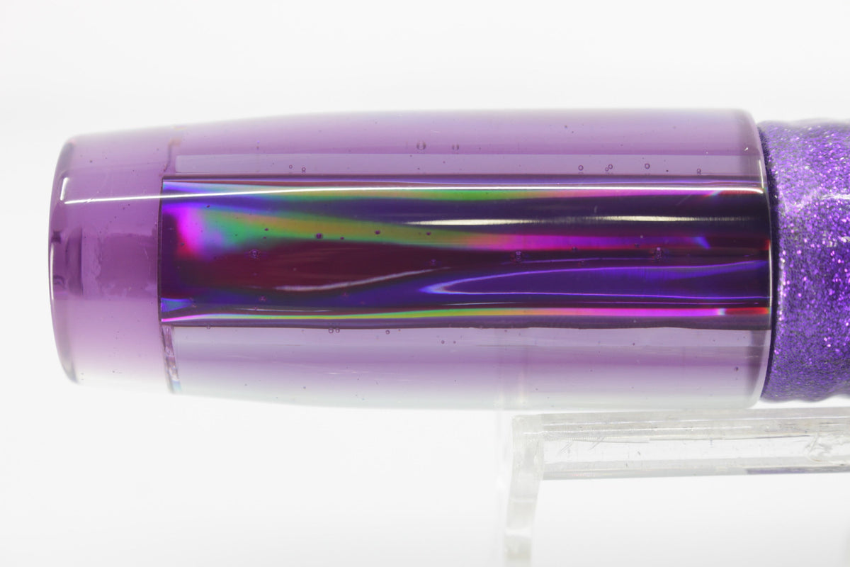 Marlin Magic Mirrored-Rainbow Purple Back Medium Hard Head 9" 5oz Skirted - Trolling Lures (view 3 of 9)