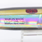 Marlin Magic Golden MOP Black Back Red Eyes Medium Hard Head 9" 5oz Skirted