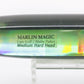 Marlin Magic Green Mirrored-Rainbow Black Back Medium Hard Head 9" 5oz Skirted