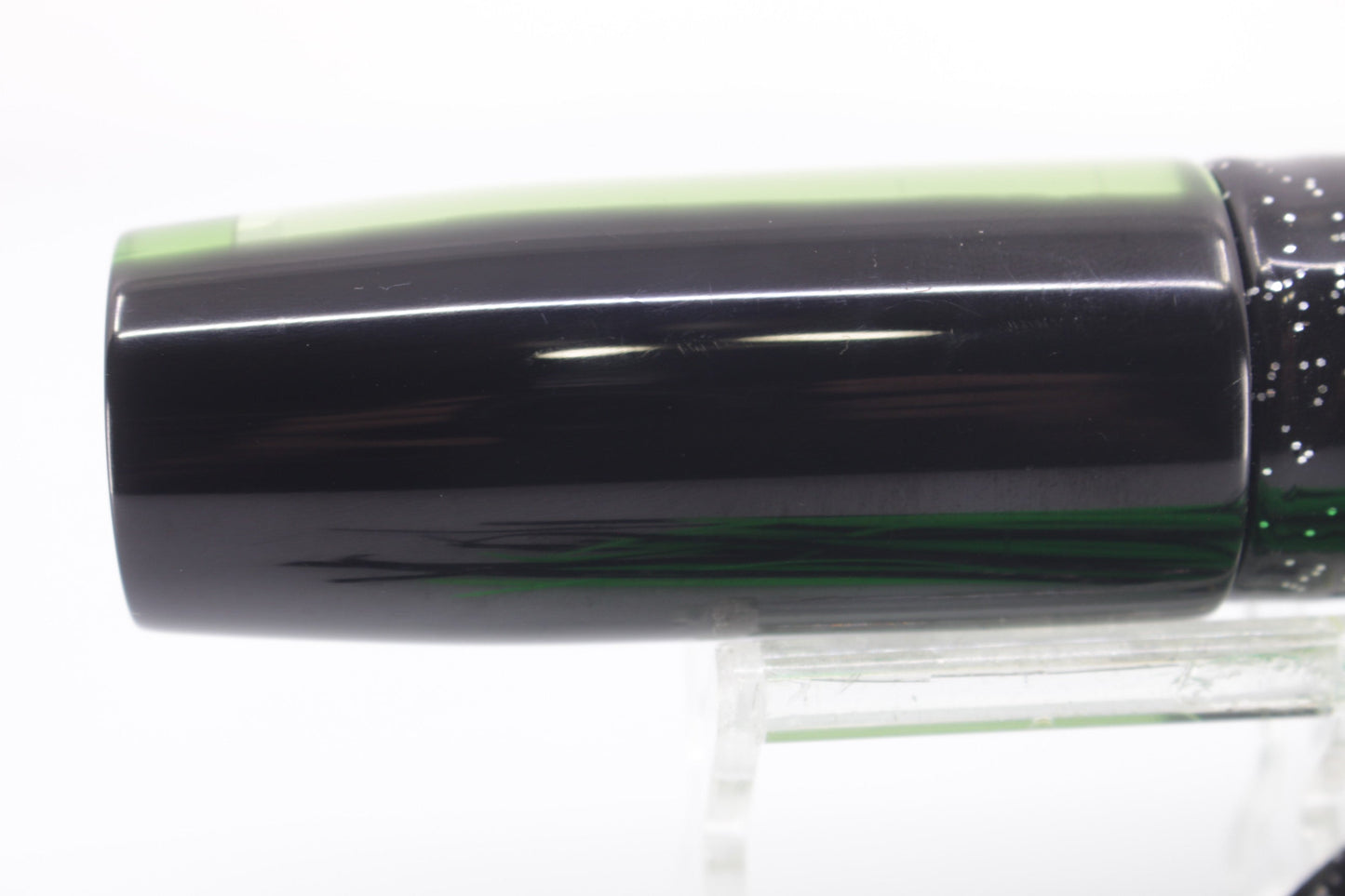 Marlin Magic Green Mirrored-Rainbow Black Back Medium Hard Head 9" 5oz Skirted