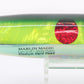 Marlin Magic Lime Green MOP Green Back Red Eyes Medium Hard Head 9" 5oz Skirted