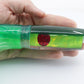 Marlin Magic Lime Green MOP Green Back Red Eyes Medium Hard Head 9" 5oz Skirted