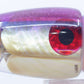 Coggin Lures Real Golden MOP Purple-Blue Back 4-Hole Copa Teardrop Invert 12" 10.5oz