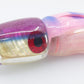 Coggin Lures Real Golden MOP Purple-Blue Back 4-Hole Copa Teardrop Invert 12" 10.5oz