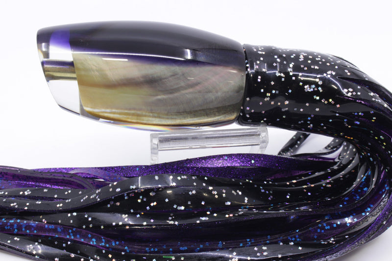 Crampton Baits Real Brown MOP Dark Purple Back Apahu 12" 7.8oz Skirted Black/Purple - Trolling Lures (view 1 of 8)