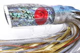 Bonze Lures Paua Shell Red Eyes Violator 14" 17oz Skirted Pink-Blue-Silver/Evil