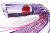 Bonze Lures Purple Mirrored Red Eyes Violator 14" 14.6oz Fire Tailz Vinyl Purple Eclipse