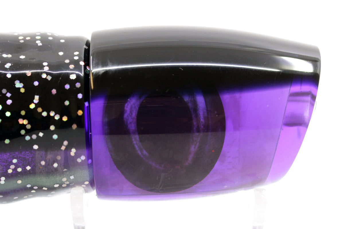 Moyes Lures Purple MOP Black Back Large J-Boy 14" 9oz Skirted (view 3 of 7)