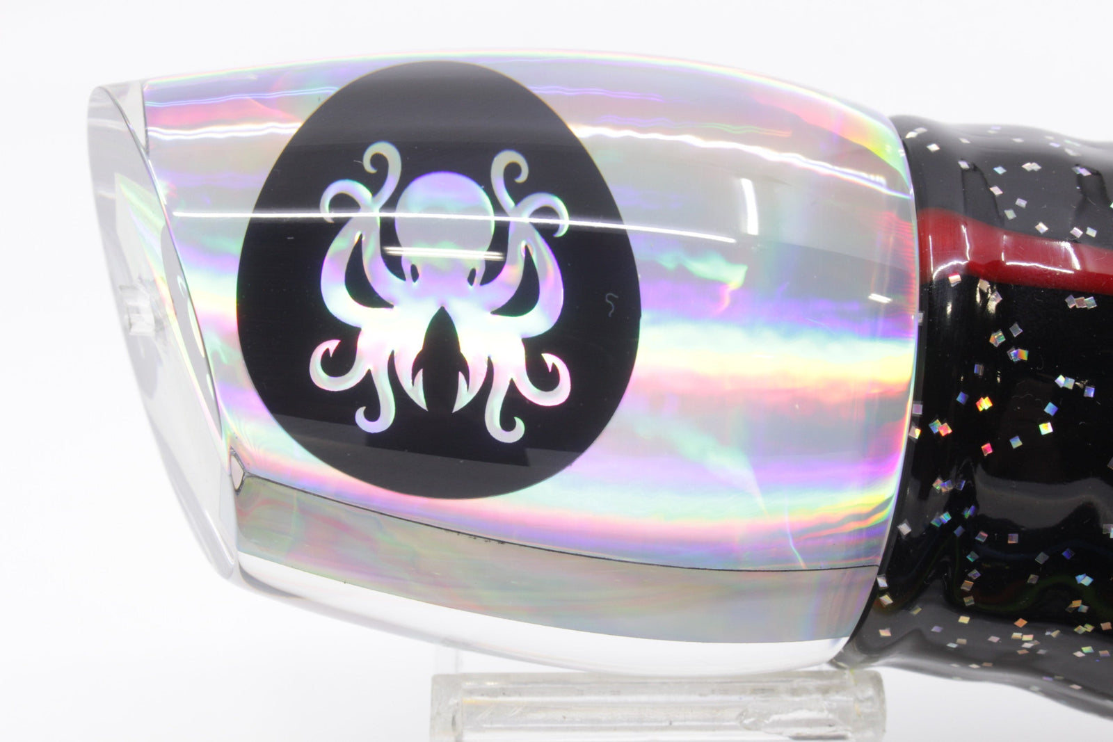 Kraken Fish Co. Silver Rainbow Kraken 16" 16.5oz Skirted Black-Rainbow - Trolling Lures (view 4 of 8)