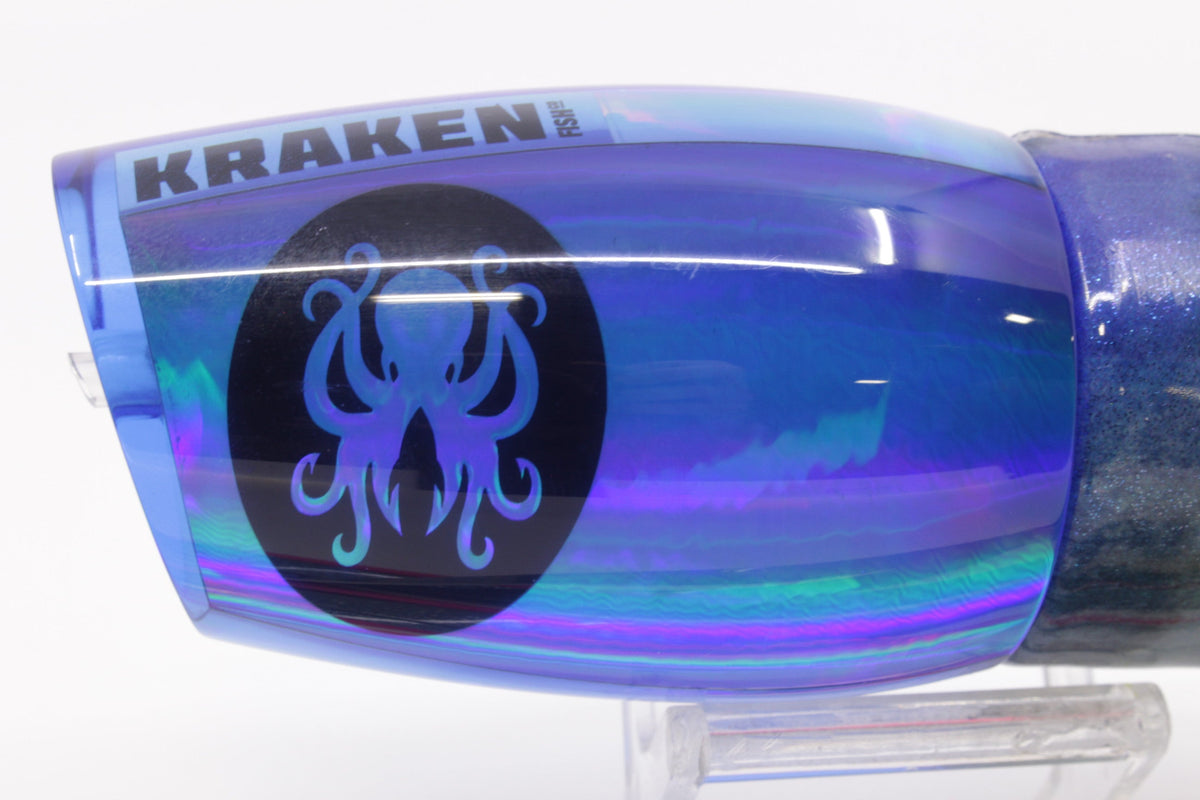 Kraken Fish Co. Blue Rainbow Worldcup 14" 11.6oz Fire Tailz Aku Revisited - Trolling Lures (view 3 of 6)