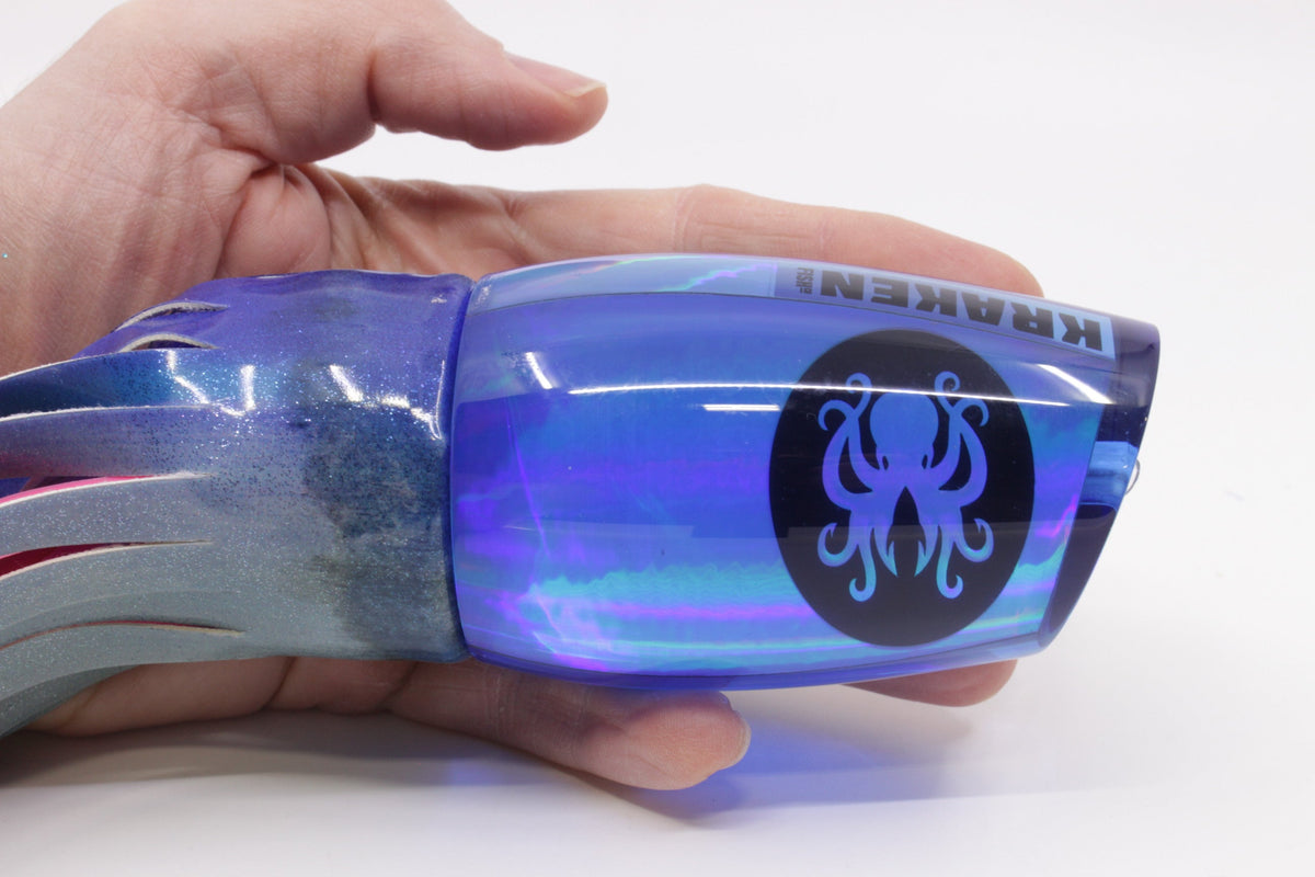Kraken Fish Co. Blue Rainbow Worldcup 14" 11.6oz Fire Tailz Aku Revisited - Trolling Lures (view 5 of 6)