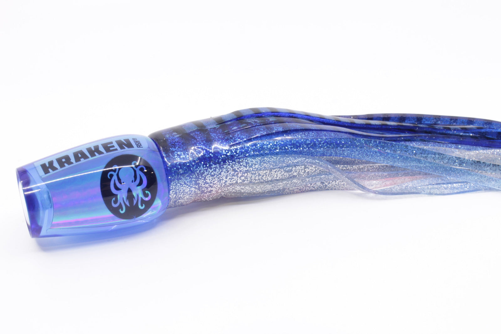 Kraken Fish Co. Blue Rainbow Hollow Point 9" 4oz Skirted Blue Aurora - Trolling Lures (view 1 of 7)