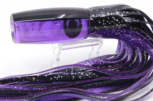 Moyes Lures Purple MOP Black Back Medium Shotgun 10" 6.2oz Skirted Black-Purple