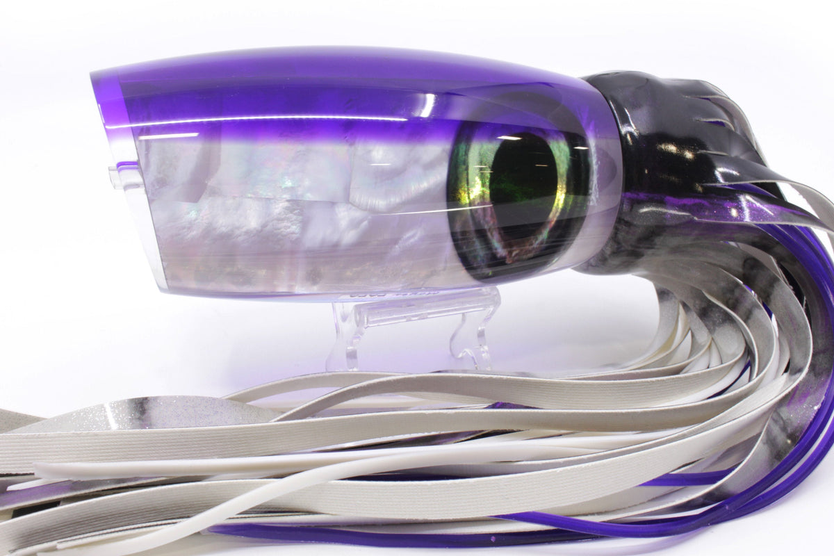 Moyes Lures White MOP Purple Back Papa Teaser 30.5oz Fire Tailz Purple Drip - Teasers (view 2 of 8)